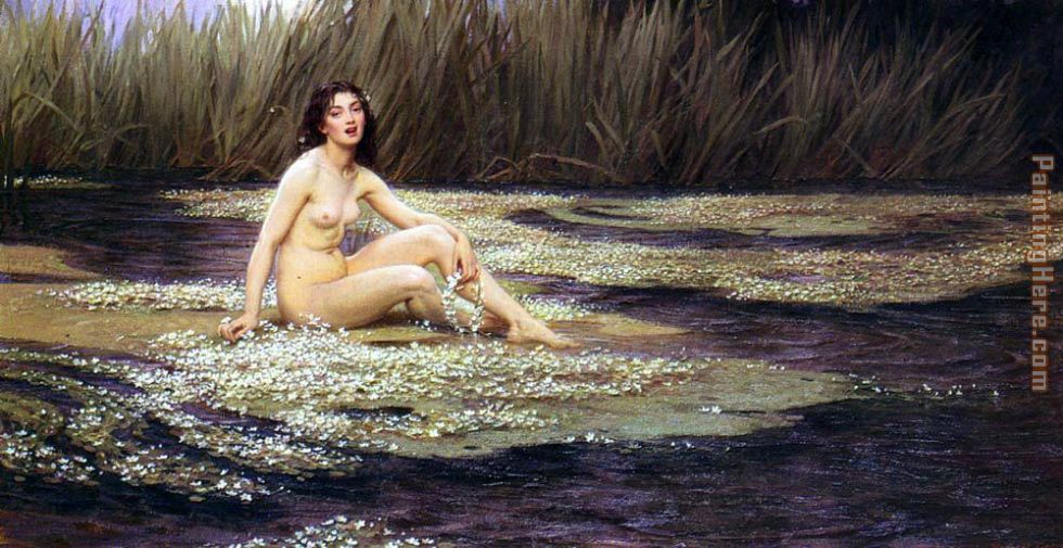The Water Nymph painting - Herbert James Draper The Water Nymph art painting